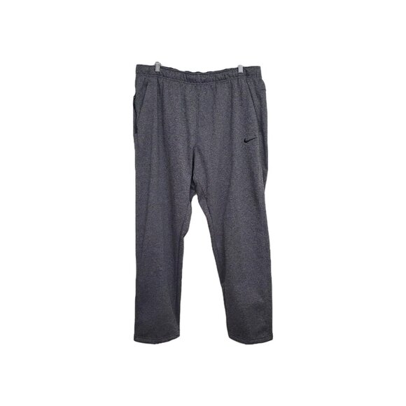 Nike Therma-FIT Sweatpants Mens Sz XXL Fitness Training Open Hem Gray DQ4856-071 - Picture 14 of 15